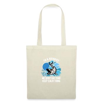 Aquarium Aquarianer Fische Zierfische Aquaristik - Stoffbeutel - Natur - Vorne