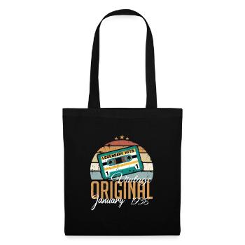 The legends were born in January 1938 - Tote Bag - black - Front