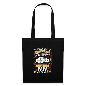 Papa Vater Sohn Geschenkidee Called A Lot Of Names - Stoffbeutel - Schwarz - Vorne