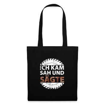 Charpentier Chambres de charpentier Craftsman Bois - Sac en tissu - noir - Devant