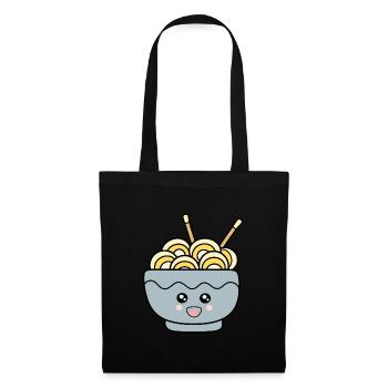 Ramen Nudeln Japan Küche - Stoffbeutel - Schwarz - Vorne