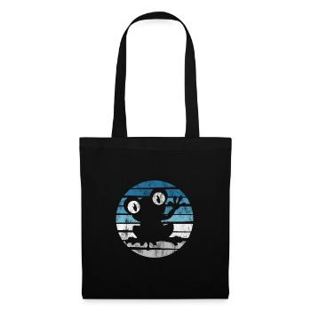Frog Frogs Gift for Kids Funny Funny - Tote Bag - black - Front