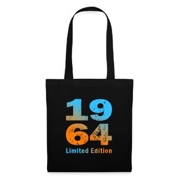 Birthday, born in 1964, limited edition Mug - Tote Bag - black - Front