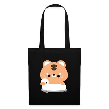 Tiger Swimming - Tote Bag - black - Front