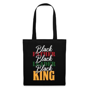 Black History Month Black History - Stoffbeutel - Schwarz - Vorne