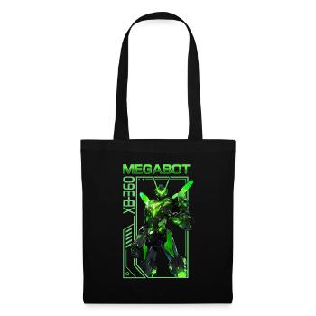 Spielkonsole MegaBot XB-360 – Anime Shirt - Stoffbeutel - Schwarz - Vorne