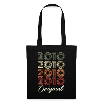 2010 Original Vintage Birthday Gift 2010 - Tote Bag - black - Front