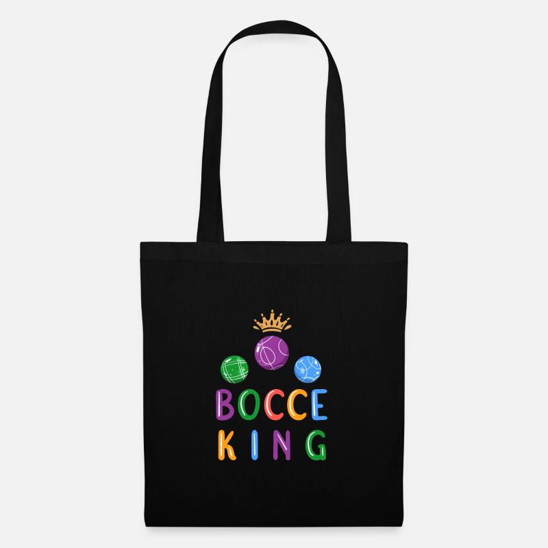 Boccia Boule Petanque - Tote Bag - black
