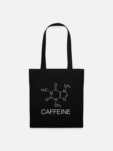 Koffein - Stoffbeutel - Schwarz