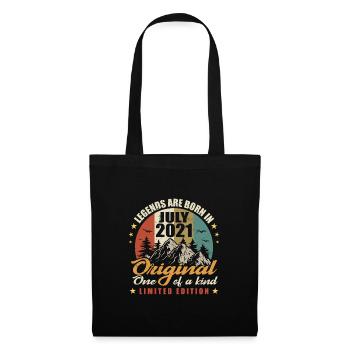 Original legends were born in July 2021 - Tote Bag - black - Front