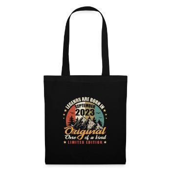 Legends were born in September 2023,Original 2023 - Tote Bag - black - Front