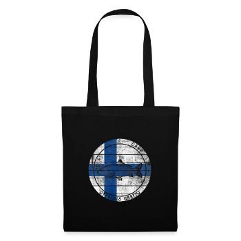 Carp Fish Fishing Finlande - Sac en tissu - noir - Devant