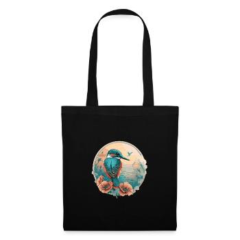 Kingfisher Bird Lovers - Tote Bag - black - Front