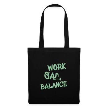 Work Sail Balance - Stoffbeutel - Schwarz - Vorne