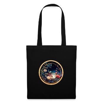 Rose - Sac en tissu - noir - Devant