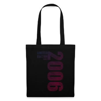 18er Geburtstag, endlich 18, limited Edition,2006 - Stoffbeutel - Schwarz - Vorne