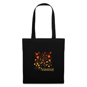 Namaste - Stoffbeutel - Schwarz - Vorne