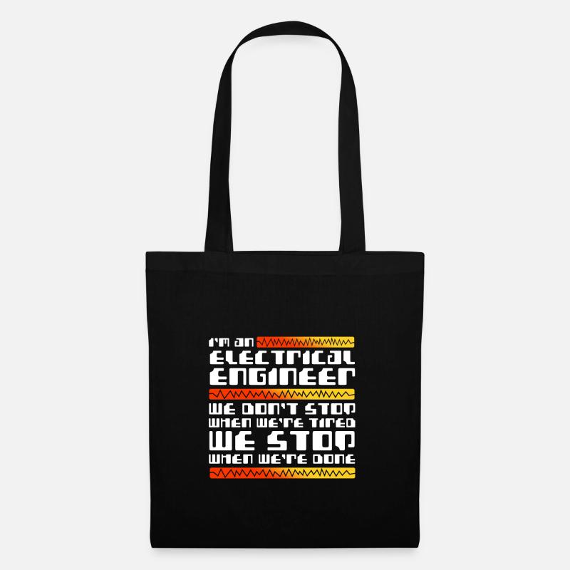 Elektriker - Stoffbeutel - Schwarz