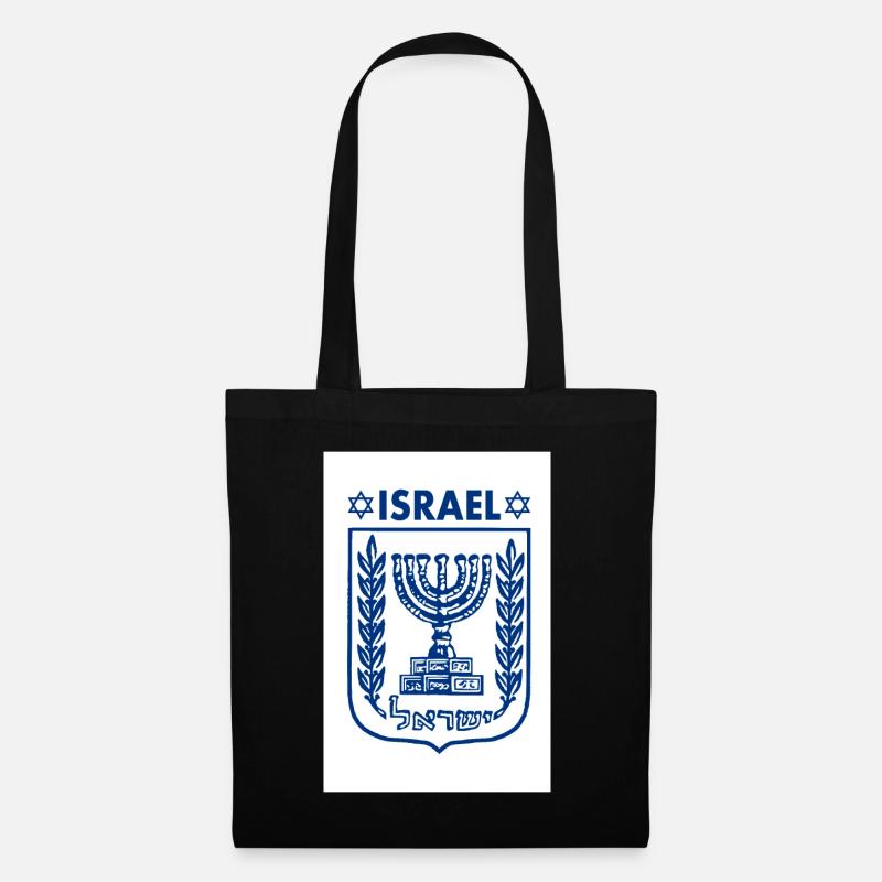 Israel logo Wappen - Stoffbeutel - Schwarz