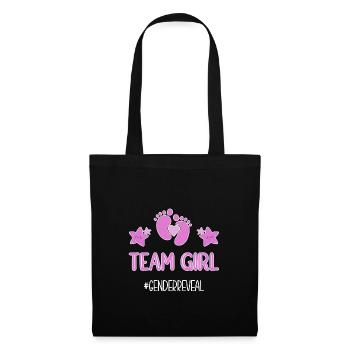 Gender Reveal Babyparty Geschlecht - Tote Bag - black - Front