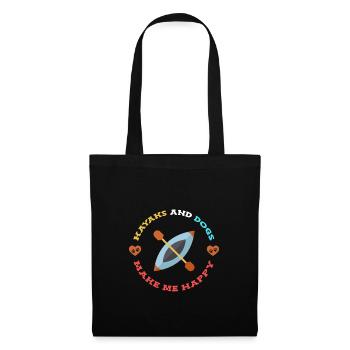 Kayak Kayaking - Sac en tissu - noir - Devant