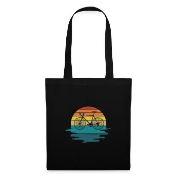 Bike Vintage Retro Nature Bike Tour summer - Tote Bag - black - Front