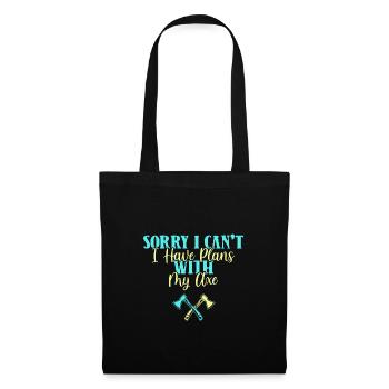 Axe throw axe throwing - Tote Bag - black - Front