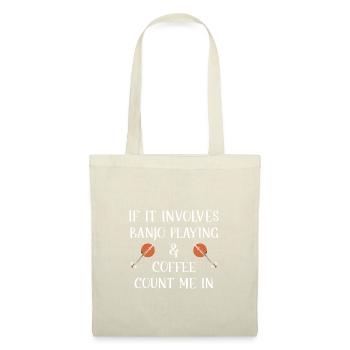 Banjo play banjo player music instrument - Tote Bag - nature - Front