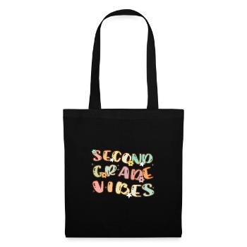 Second Grade Vibes - Back to School - Tote Bag - black - Front