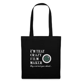 Cinéaste Réalisateur Producteur Directeur de la photographie - Sac en tissu - noir - Devant