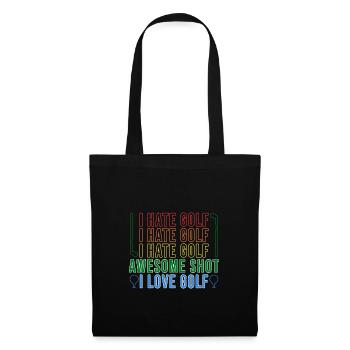 Golf Golfeurs Golfeurs - Sac en tissu - noir - Devant