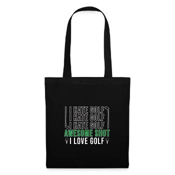 Golf Golfeurs Golfeurs - Sac en tissu - noir - Devant