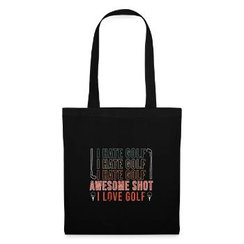 Golf Golfeurs Golfeurs - Sac en tissu - noir - Devant