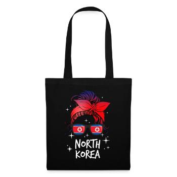 North Korea - Tote Bag - black - Front