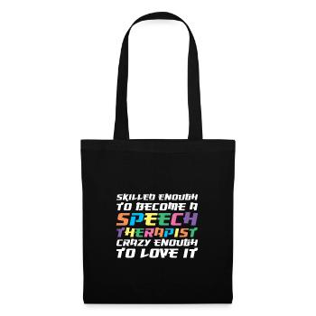 Speech Therapist Speech Therapy Speech Therapist - Tote Bag - black - Front