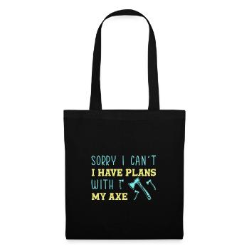 Axe throw axe throwing - Tote Bag - black - Front