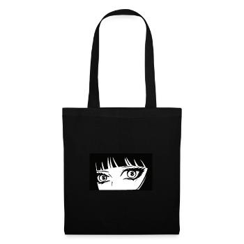 Anime Eyes Black white - Tote Bag - black - Front