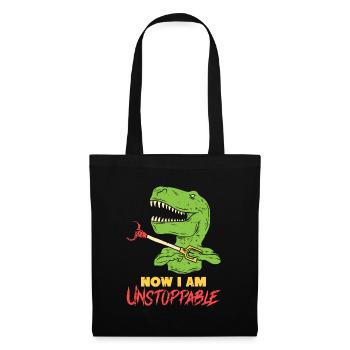 T-REX Joke Dinosaur Tyrannosaurus Rex Gift - Tote Bag - black - Front