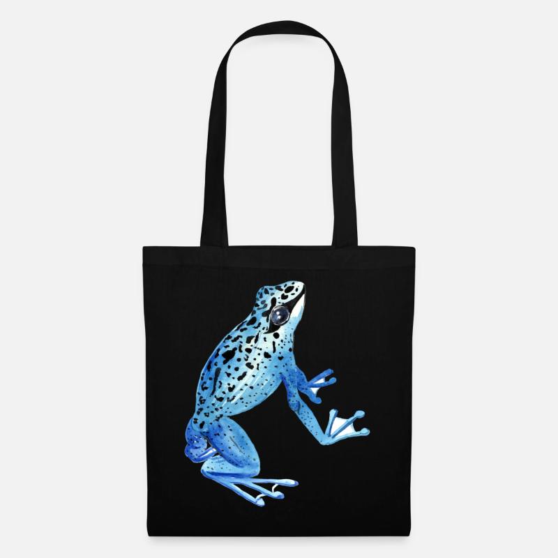 grenouille - Sac en tissu - noir