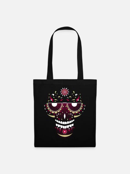 Skull Smiling - Tote Bag - black