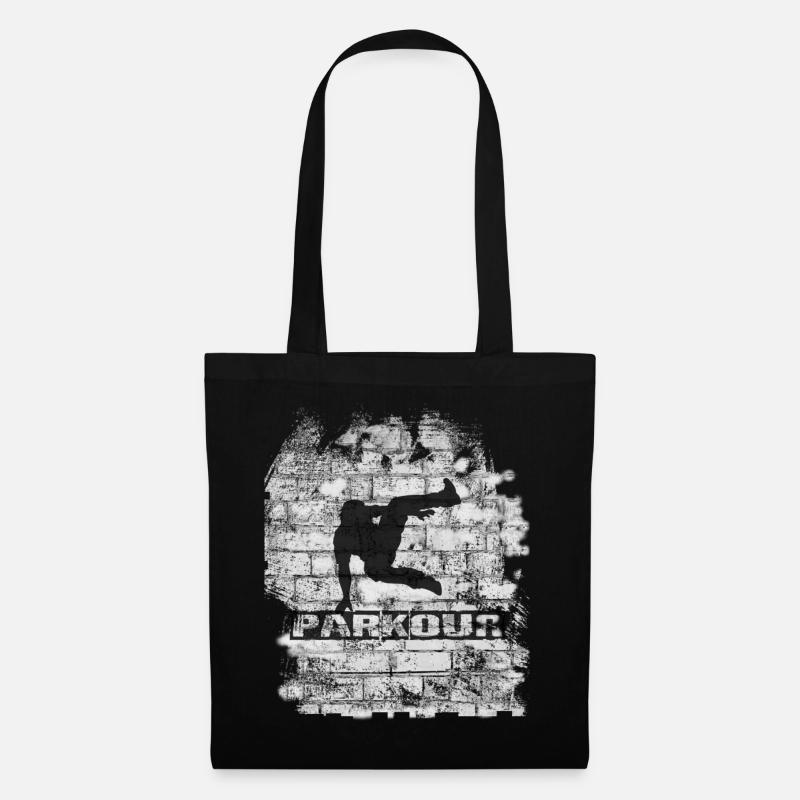 Parkour - Stoffbeutel - Schwarz
