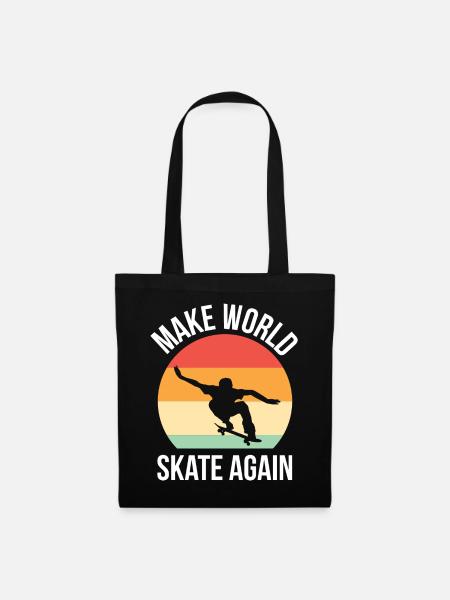 Make World Skate Again - Stoffbeutel - Schwarz