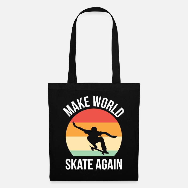 Make World Skate Again - Stoffbeutel - Schwarz