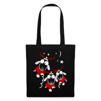 Christmas Reindeer - Tote Bag - black - Front