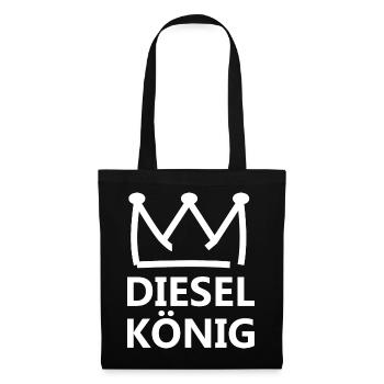 Roi du diesel - Sac en tissu - noir - Devant