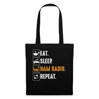 Radio Amateur - Contest KLeidung - Tote Bag - black - Front