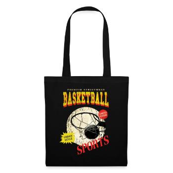 Basketteur Basketteur Basketteur Sport Vintage - Sac en tissu - noir - Devant