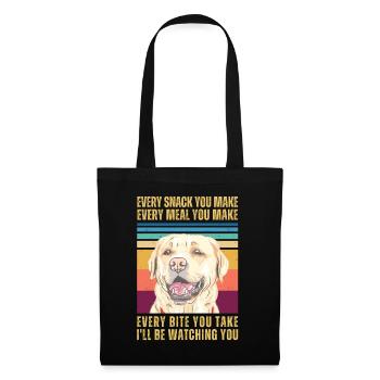 WATCHING RETRIEVER - Tote Bag - black - Front