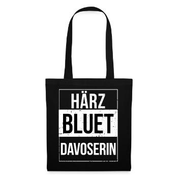 Härzbluetdavoserin Davoserin Davos Graubünden - Tote Bag - black - Front