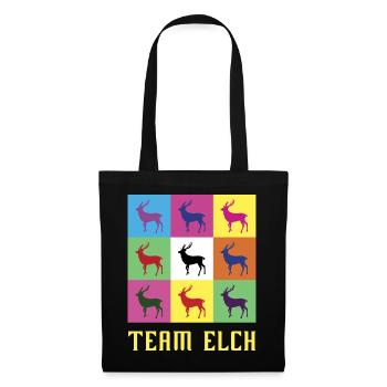 Équipe Elk - Sac en tissu - noir - Devant